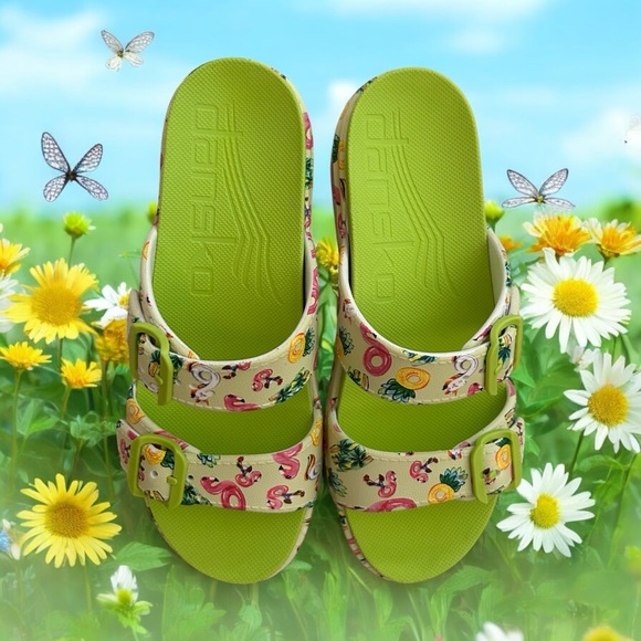 Dansko Kandi Pool Float Sandals In Floral - Picture 4 of 13